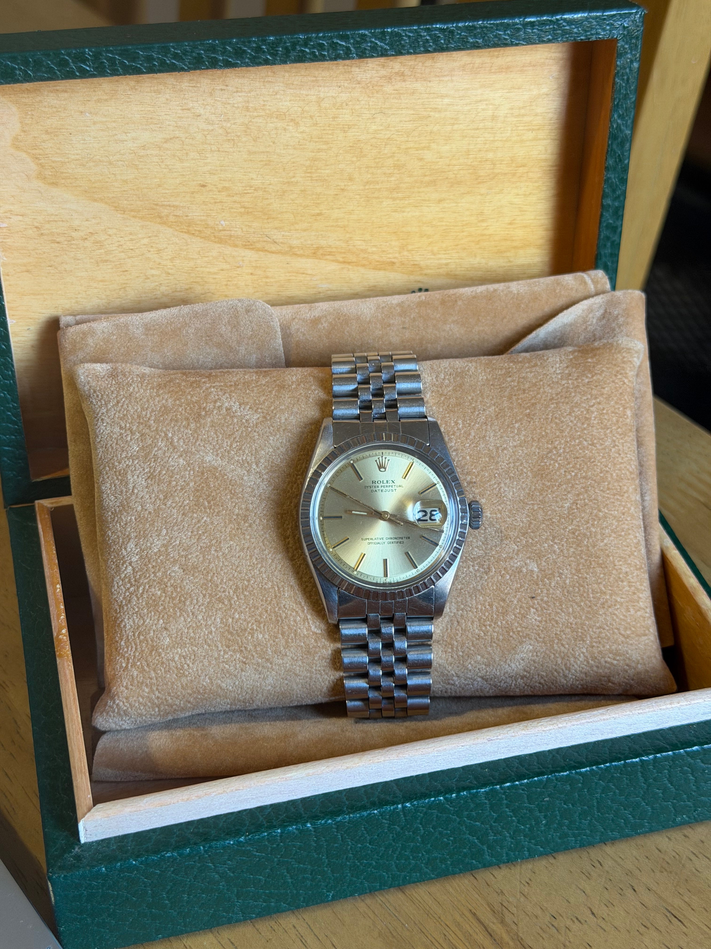 36mm stainless steel Rolex Datejust