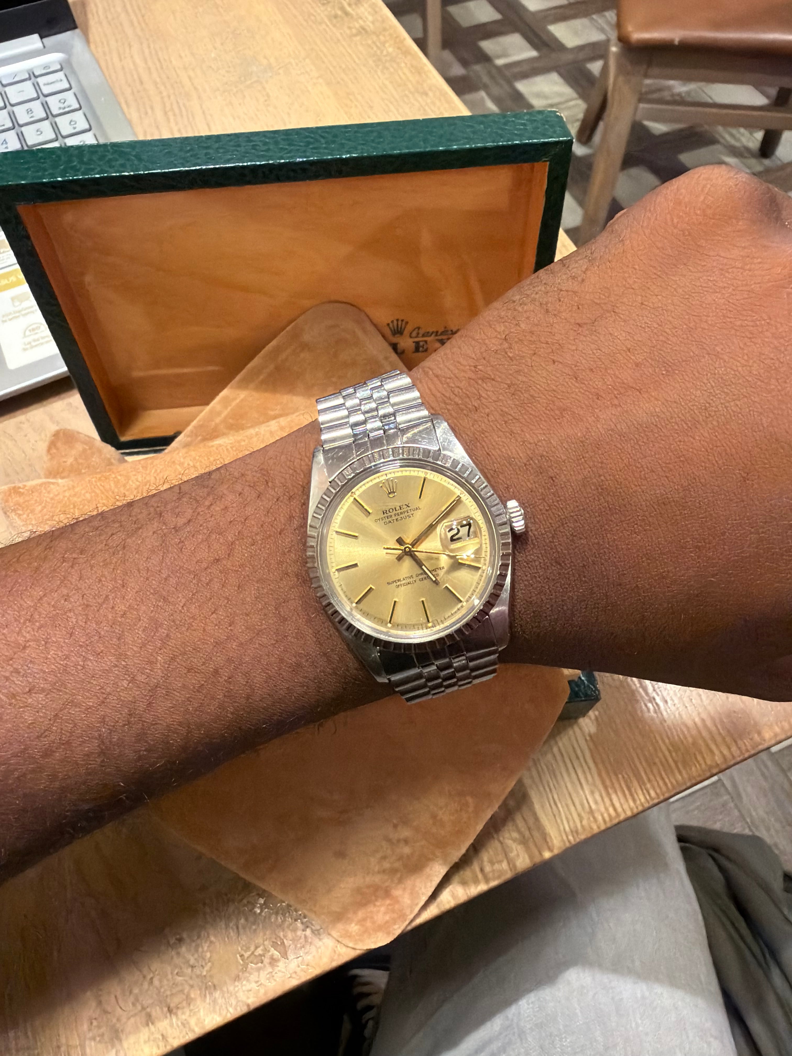 36mm stainless steel Rolex Datejust
