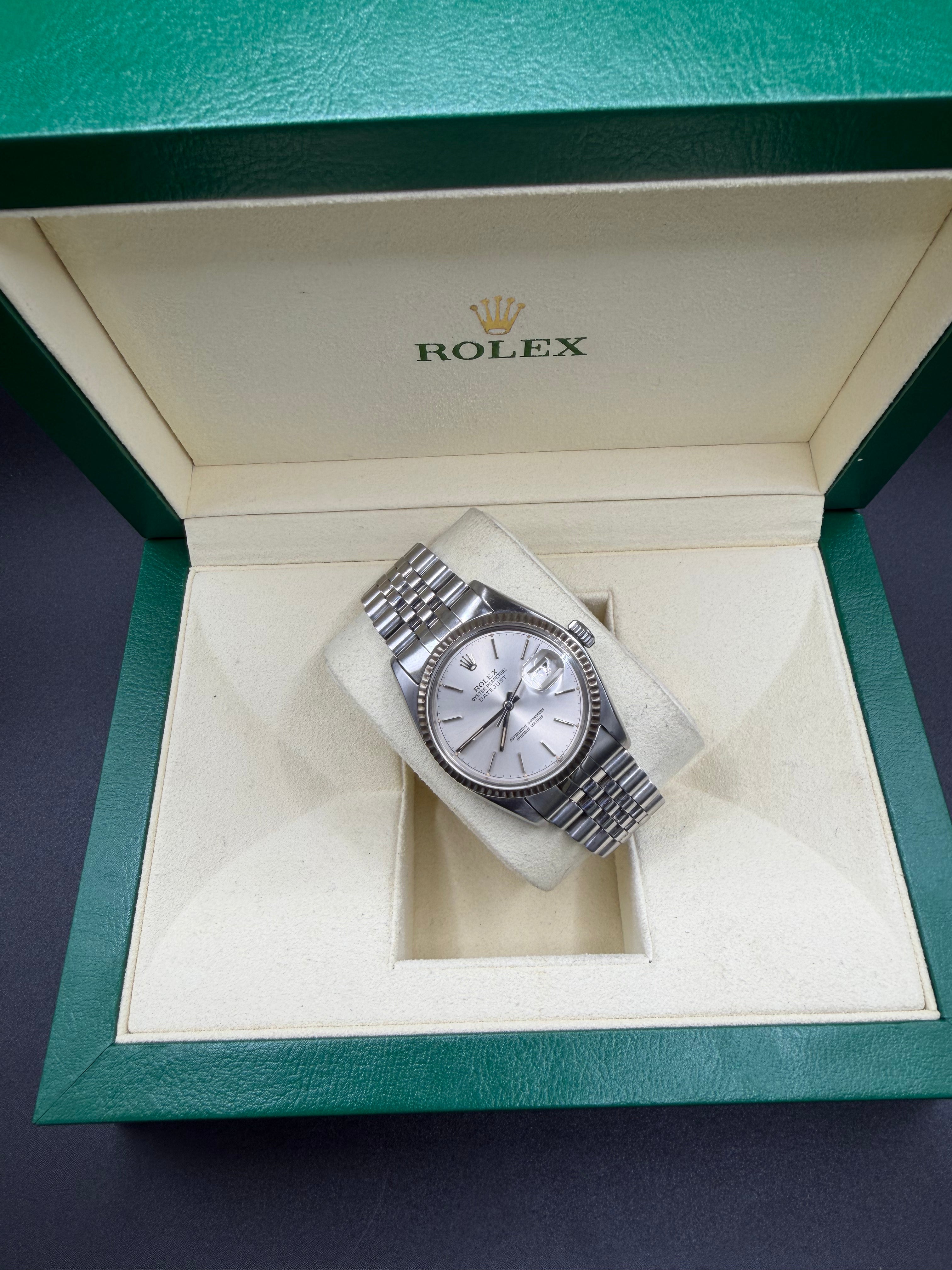 36mm stainless steel Rolex Datejust