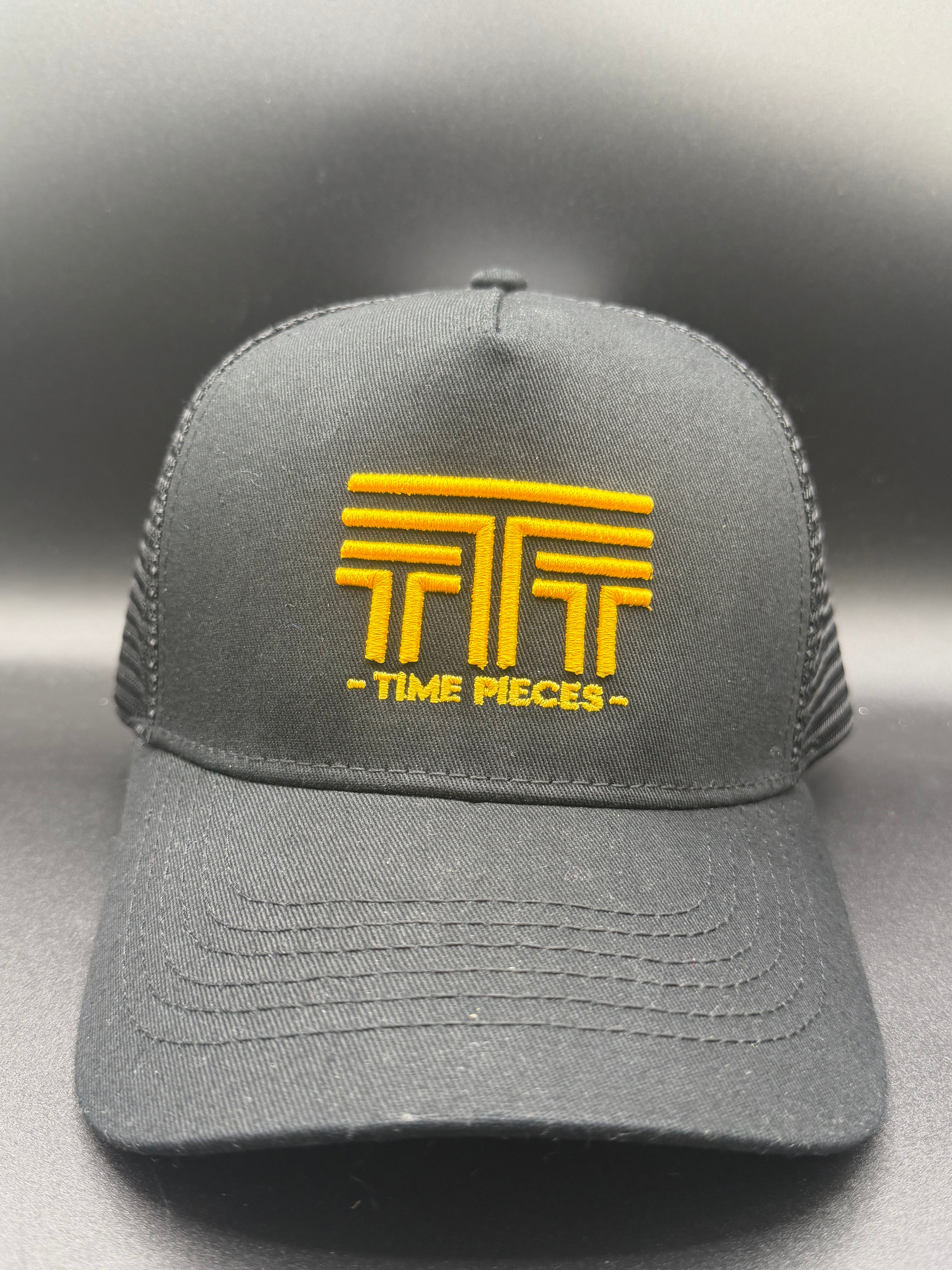 TT Timepieces Black Trucker Cap