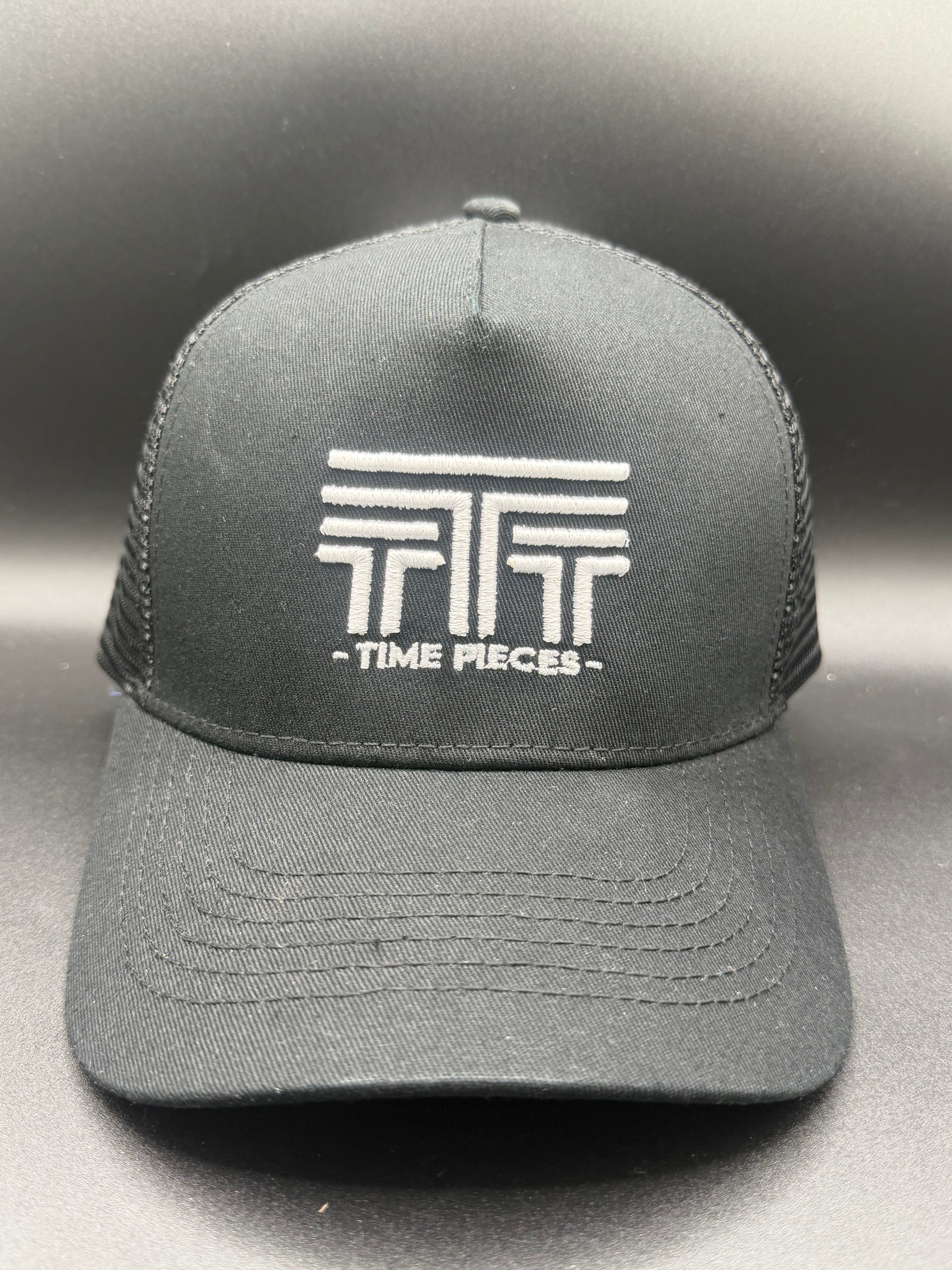 TT Timepieces Black Trucker Cap