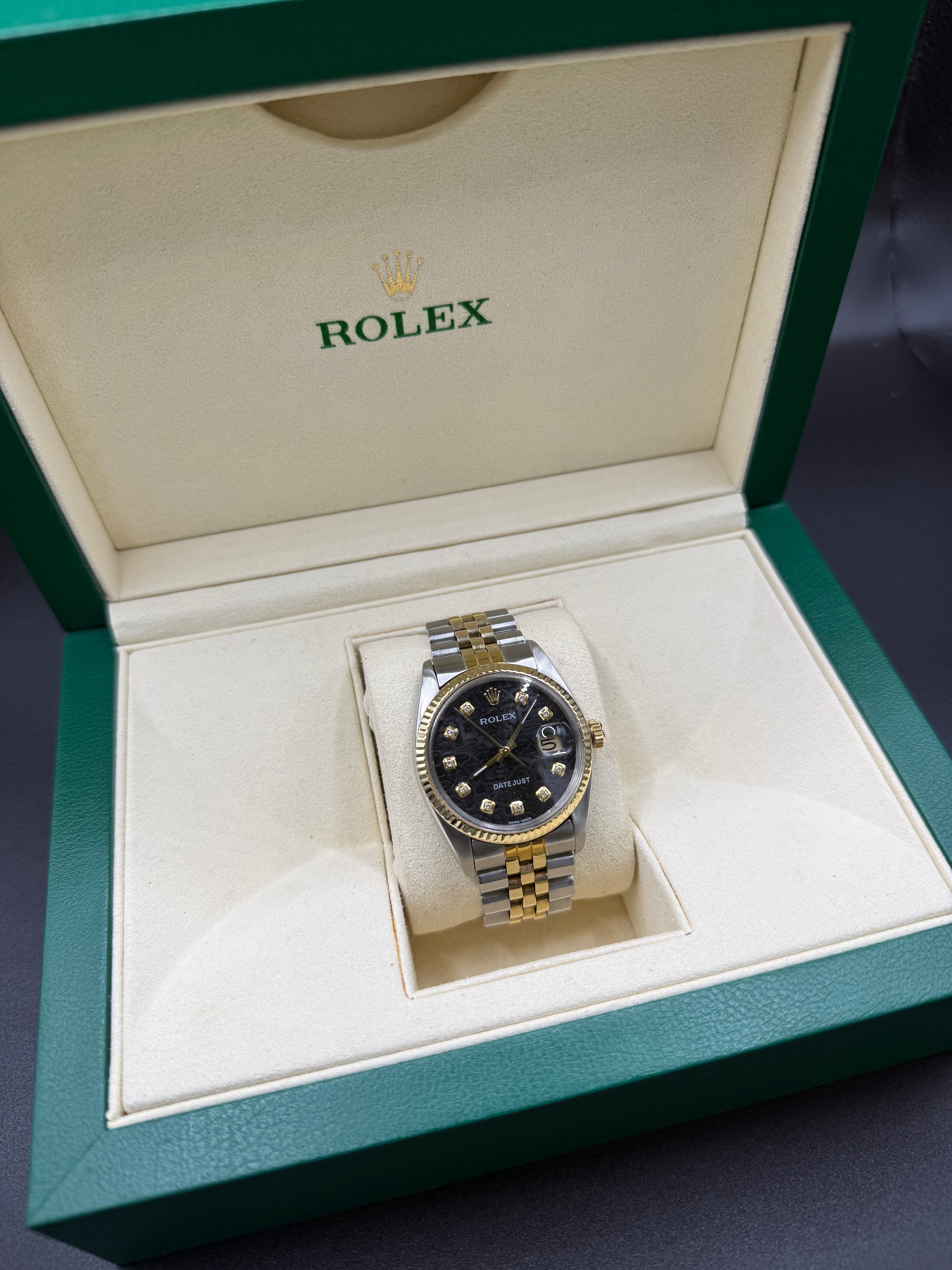 36mm Bi-metal Rolex Datejust