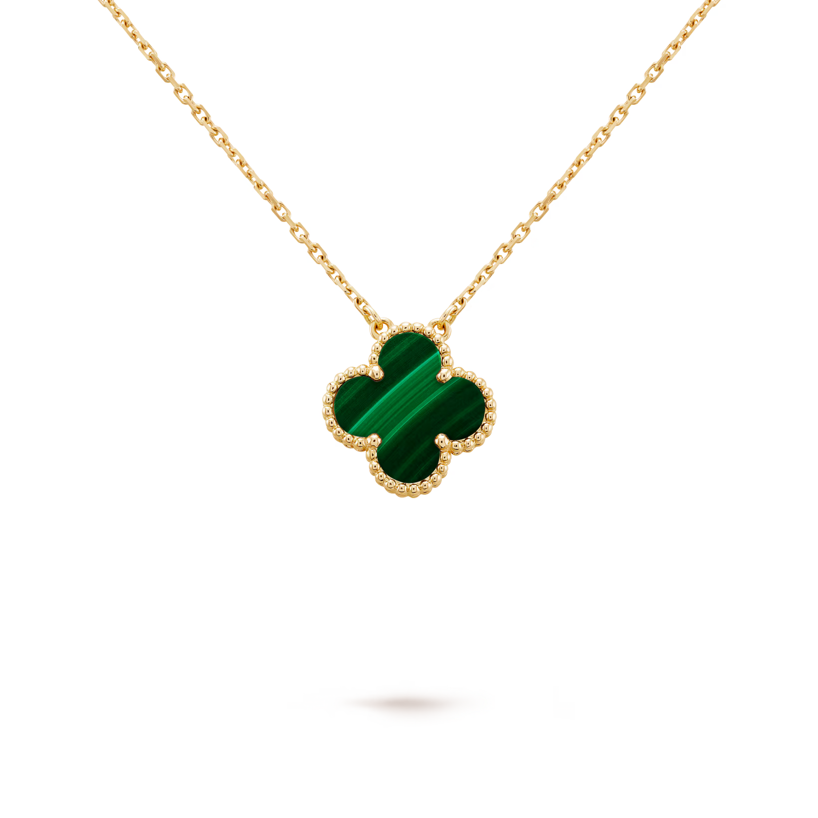 One Motif Malachite Alhambra necklace